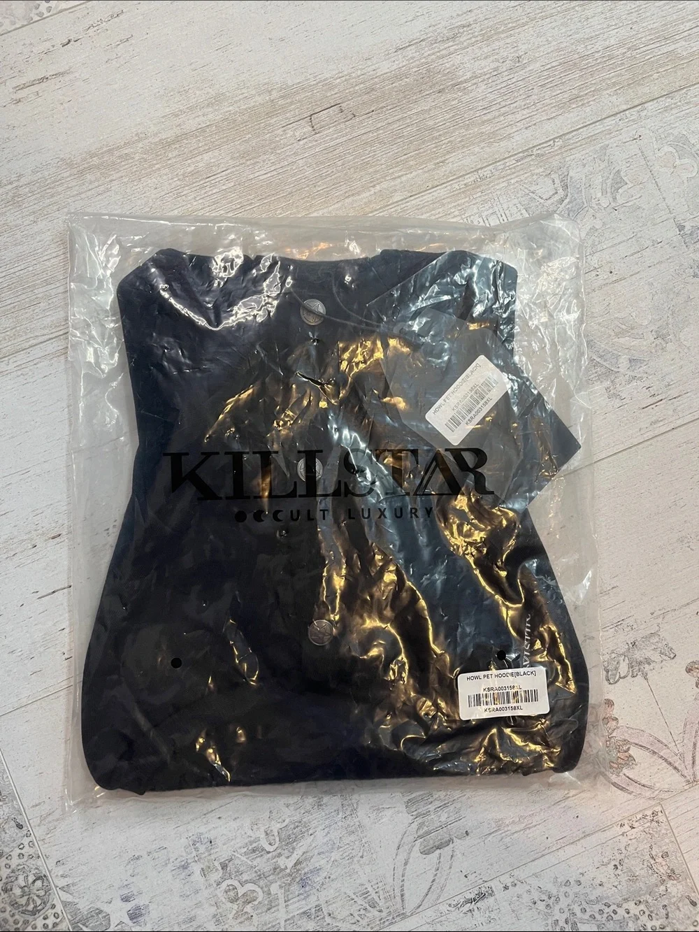 Killstar Howl O Ween is Everyday Pet Hoodie Size XL